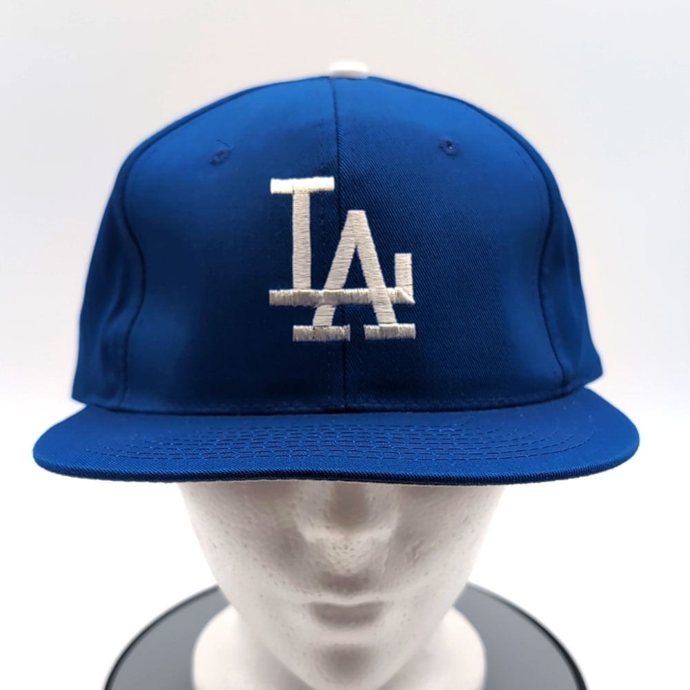 MLB| NWT Vintage Blue Los Angeles Dodgers Sports Cap Snap Back Grey Brim